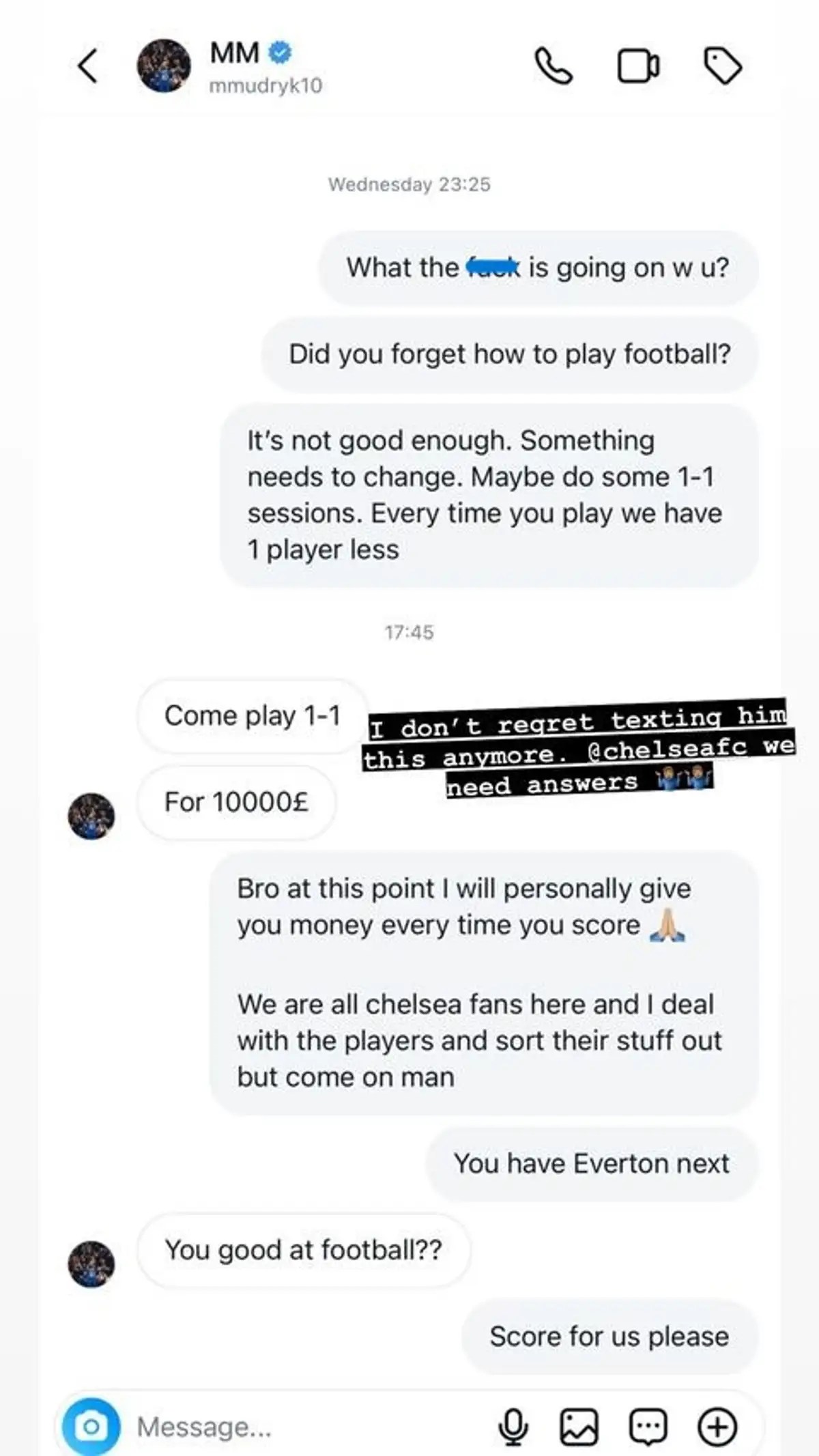 Chelsea news: Mykhailo Mudryk challenges fan for a one-v-one game for £10,000