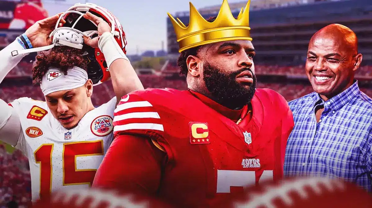 49ers Trent Williams amid Charles Barkley prediction for Chiefs to lose Super Bowl 58