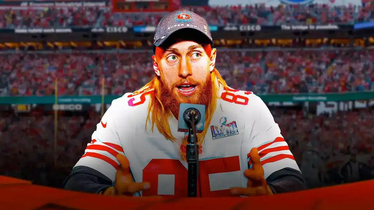 Kittle 49ers, George kittle, 49ers, Chiefs, Super bowl