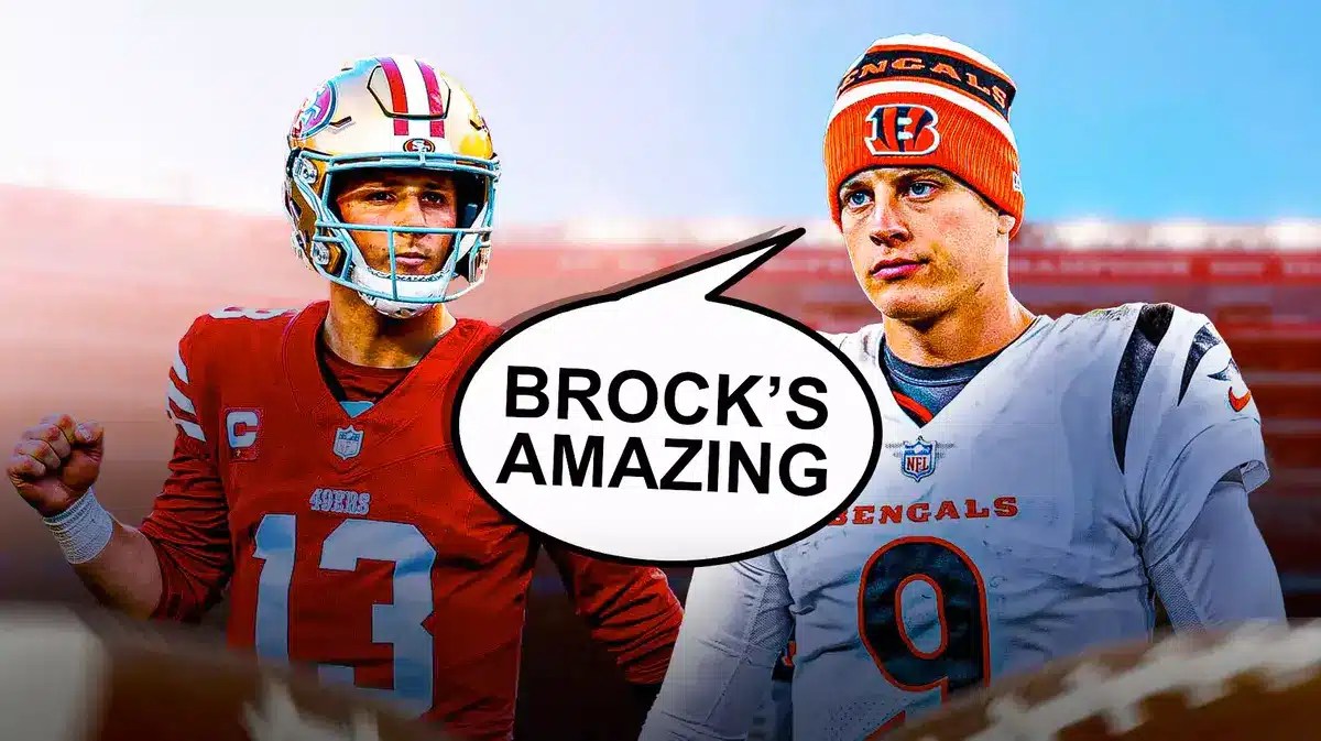 Joe Burrow takes up Brock Purdy's cause