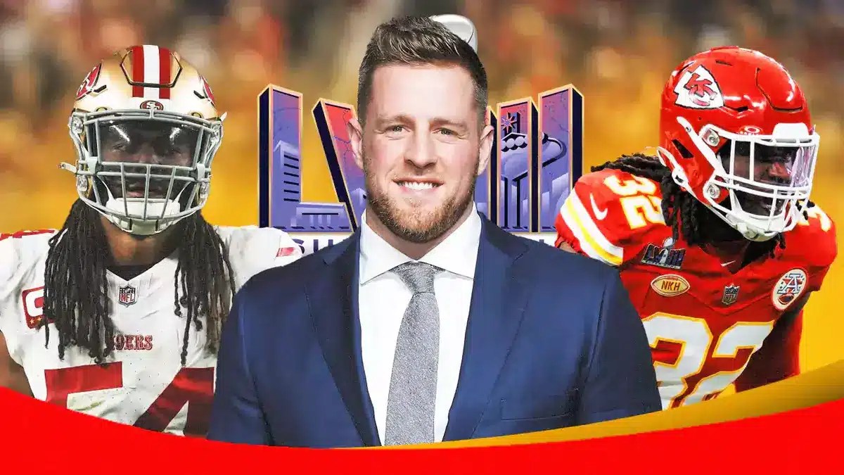JJ Watt amid missed holding calls during Chiefs vs 49ers Super Bowl 58