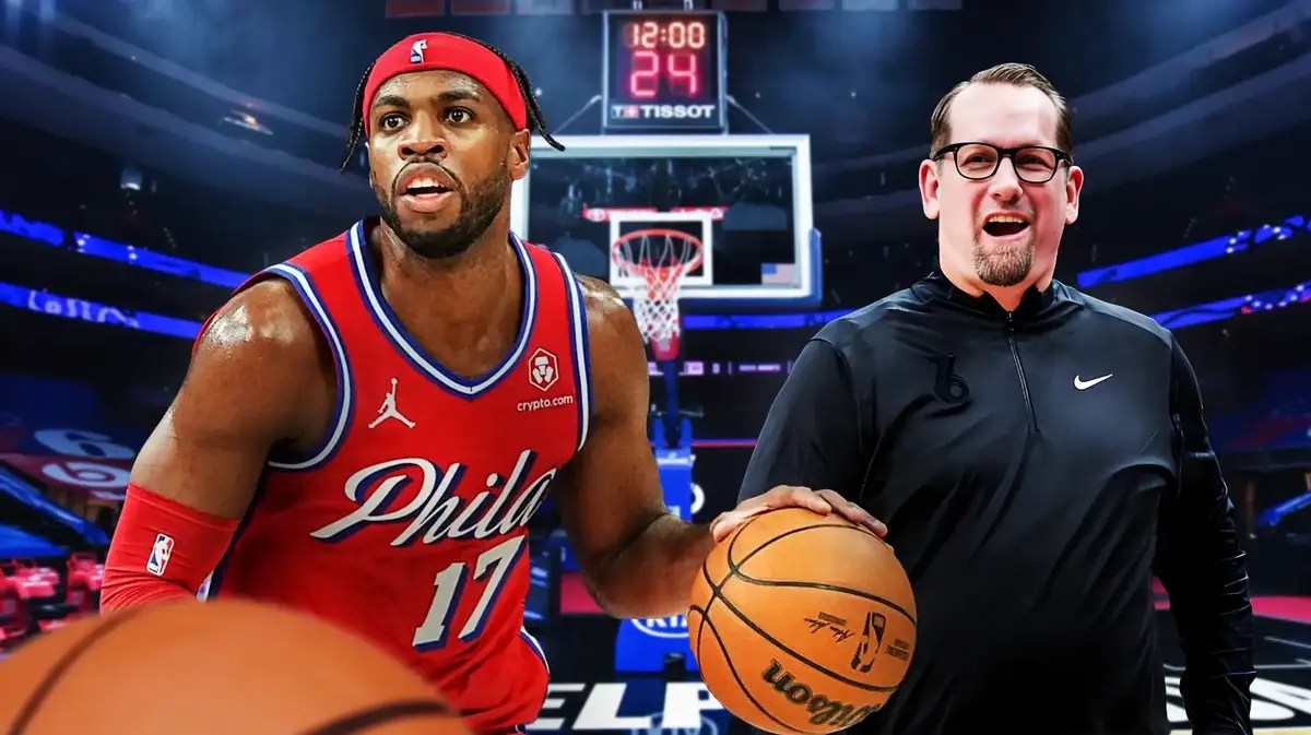 76ers' Buddy Hield and Nick Nurse