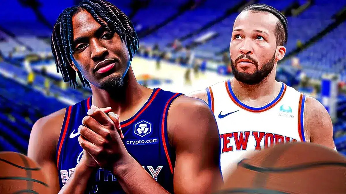 76ers' Tyrese Maxey and Knicks' Jalen Brunson