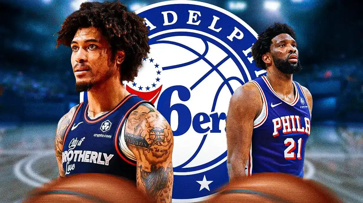 76ers' Kelly Oubre Jr. and Joel Embiid
