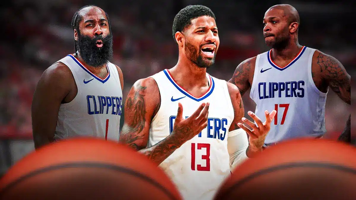 Clippers' Paul George, James Harden, PJ Tucker
