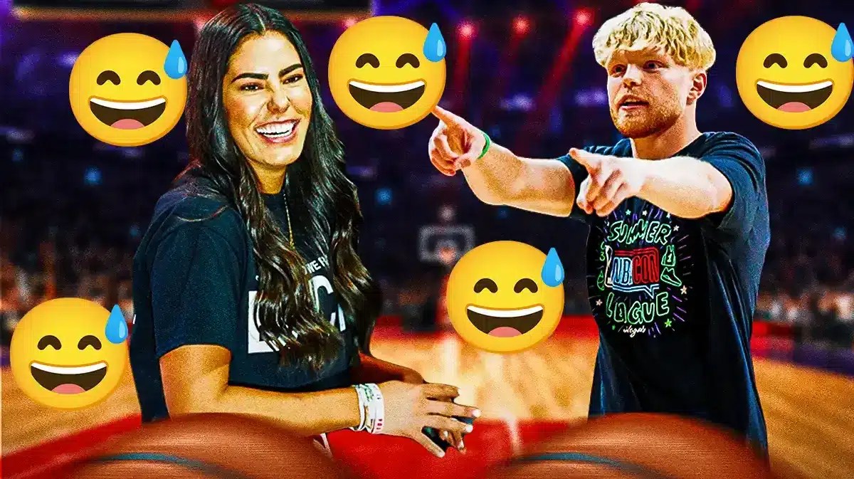 Kelsey Plum had some advice for Tristan Jass during the Celebrity All-Star game, and Jass had an interesting response on social media.