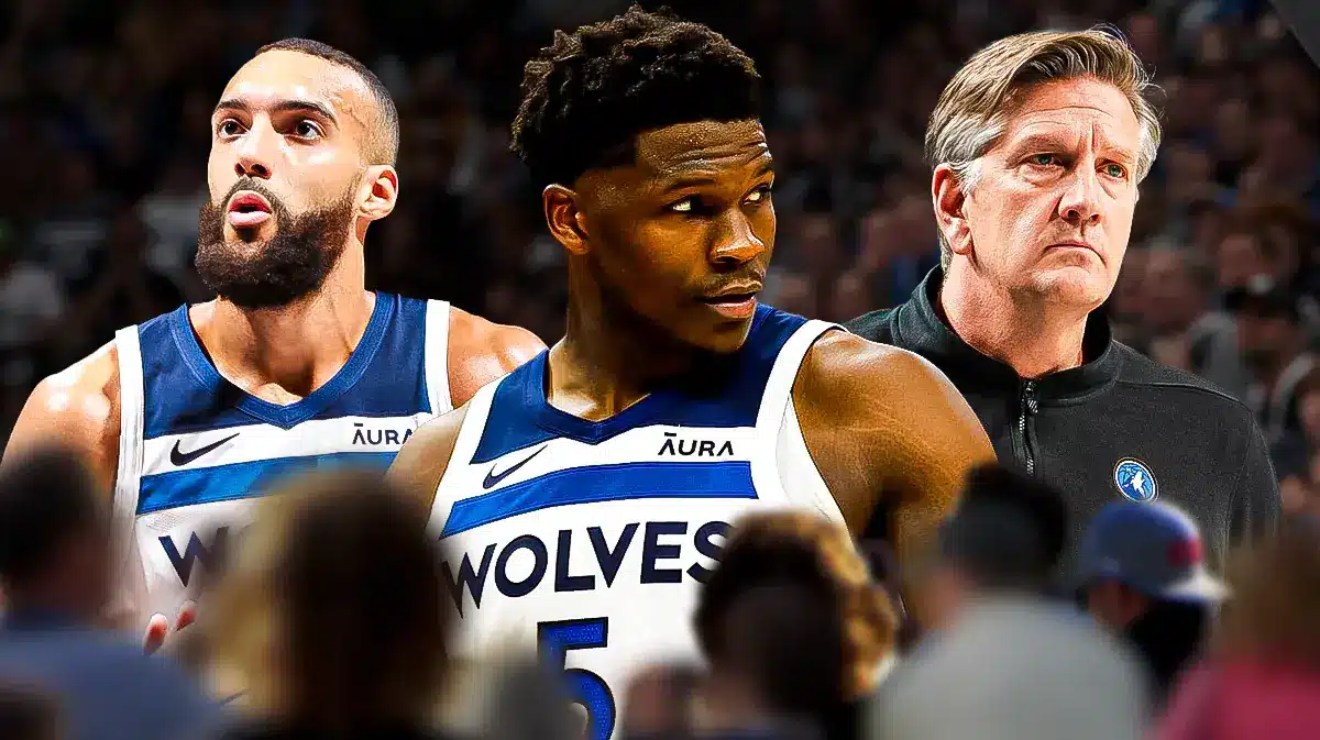 Timberwolves' Gobert, Anthony Edwards and Chris Finch
