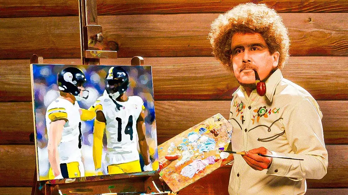 Arthur Smith (Steelers offensive coordinator) as Bob Ross