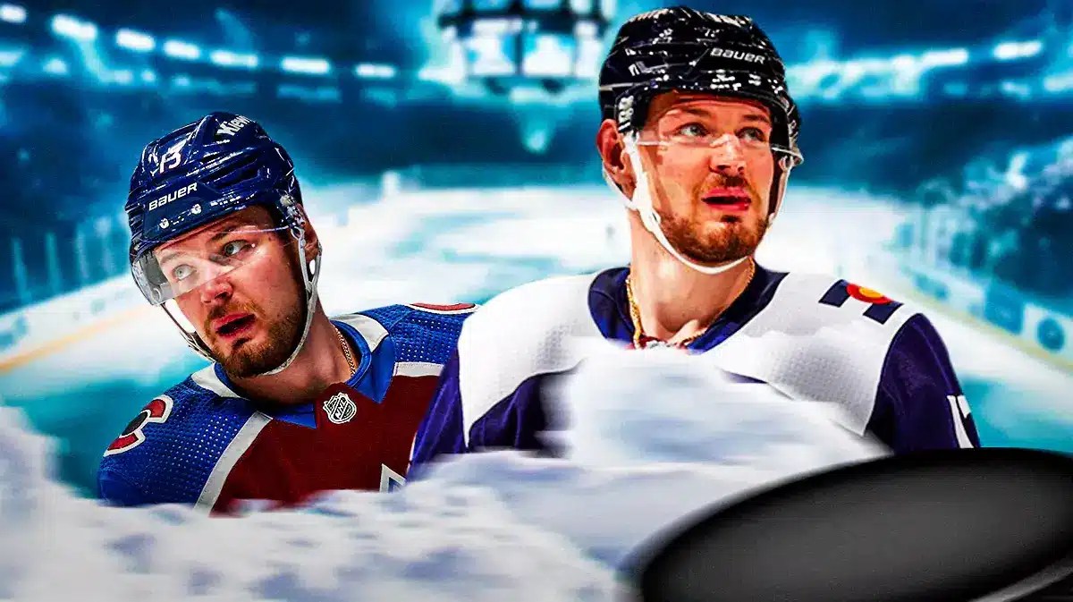 Photo: Valeri Nichushkin in Avalanche jersey in action
