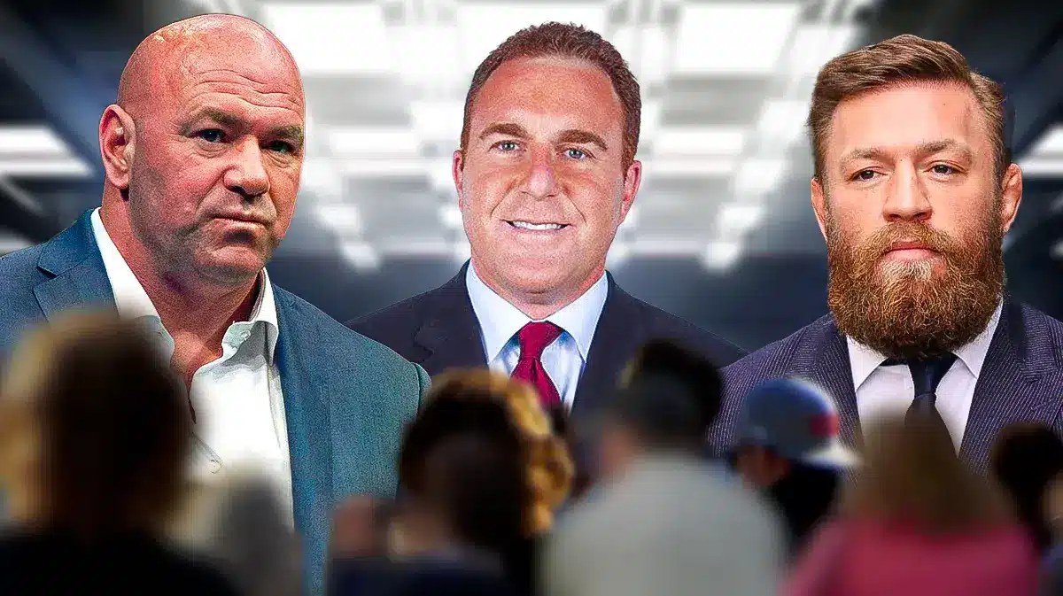 BKFC Dave Feldman with UFC Dana White and Conor McGregor
