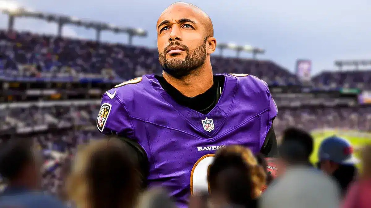 Running back Austin Ekeler in a Ravens uniform