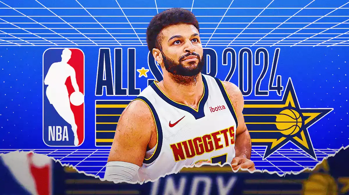 Jamal Murray with All-Star background