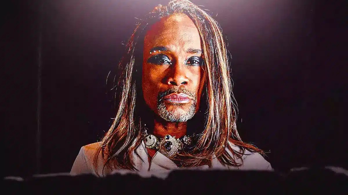 Billy Porter with spotlight on him