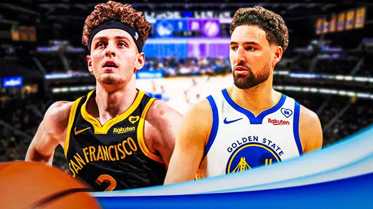 Brandin Podziemski, Klay Thompson
