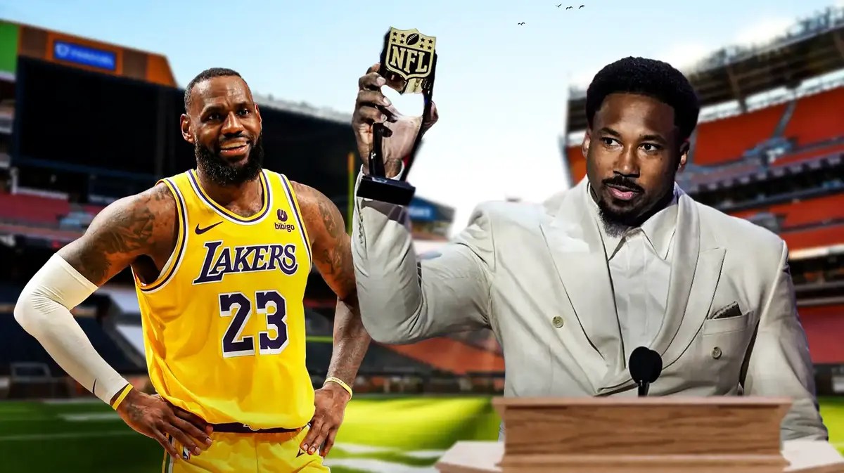 Lakers' LeBron James and Browns' Myles Garrett