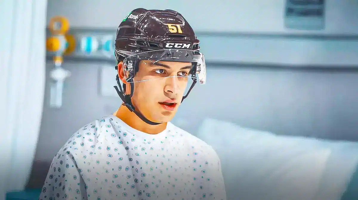 Matthew Poitras (Briuns) in hospital gown