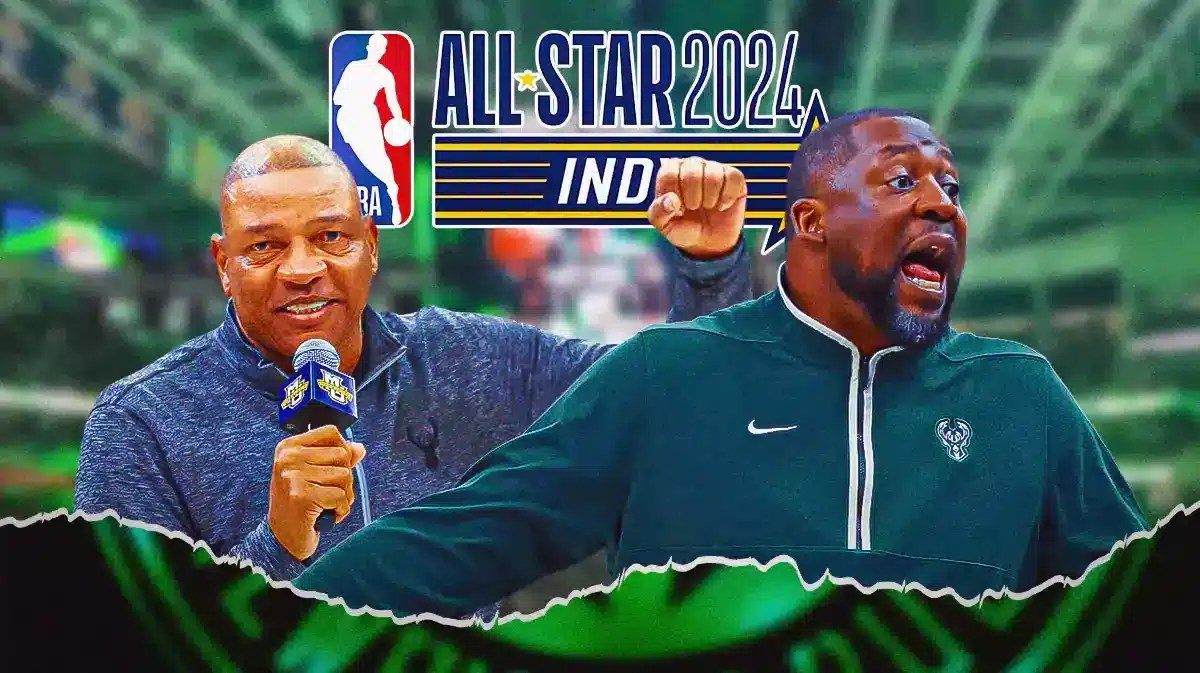 Bucks head coach Doc Rivers, former head coach Adrian Griffin, 2024 NBA All-Star Game
