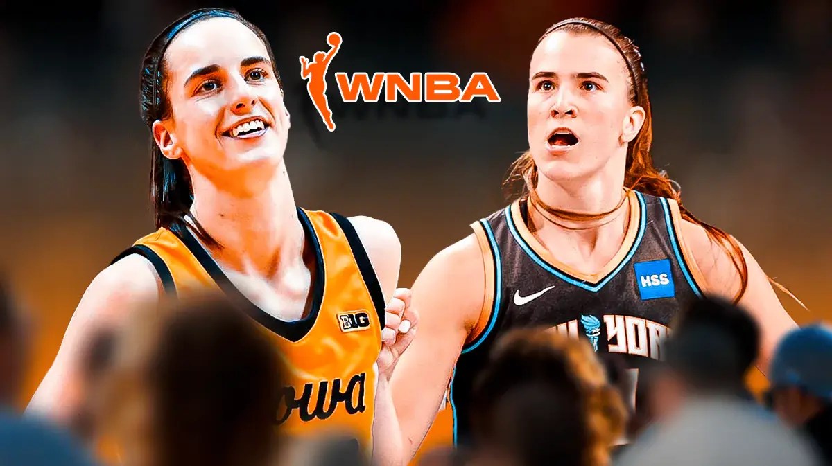 Caitlin Clark stands next to Liberty's Sabrina Ionescu amid Fever-WNBA rumors