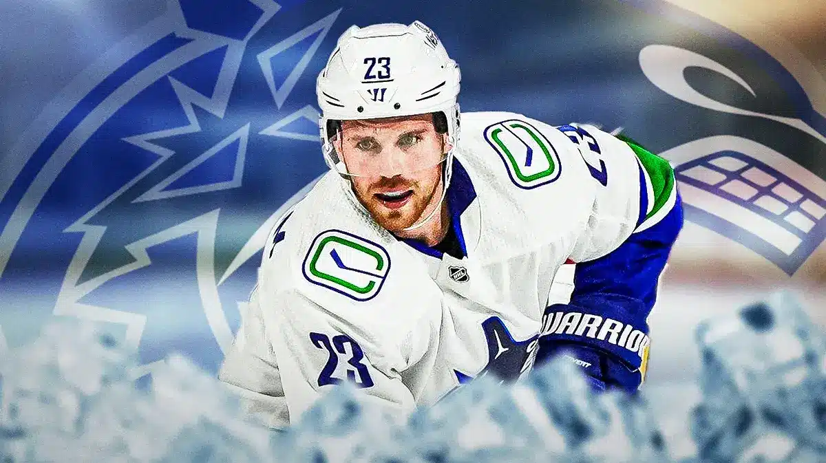Vancouver Canucks' Elias Lindholm of the NHL