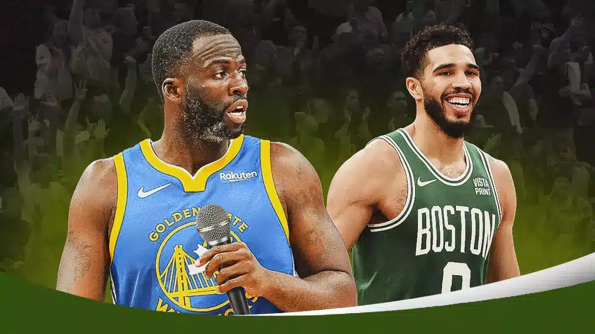 Celtics star Jayson Tatum got Draymond Green to stick up for him.