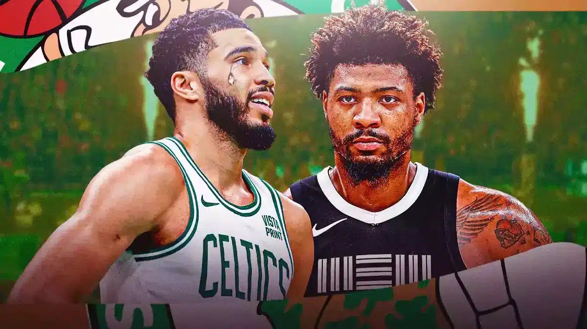Jayson Tatum with a tear. Marcus Smart in a Grizzlies uniform