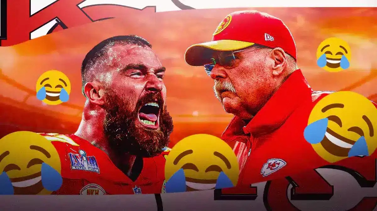 Andy Reid, Travis Kelce, Chiefs, super bowl, 49ers