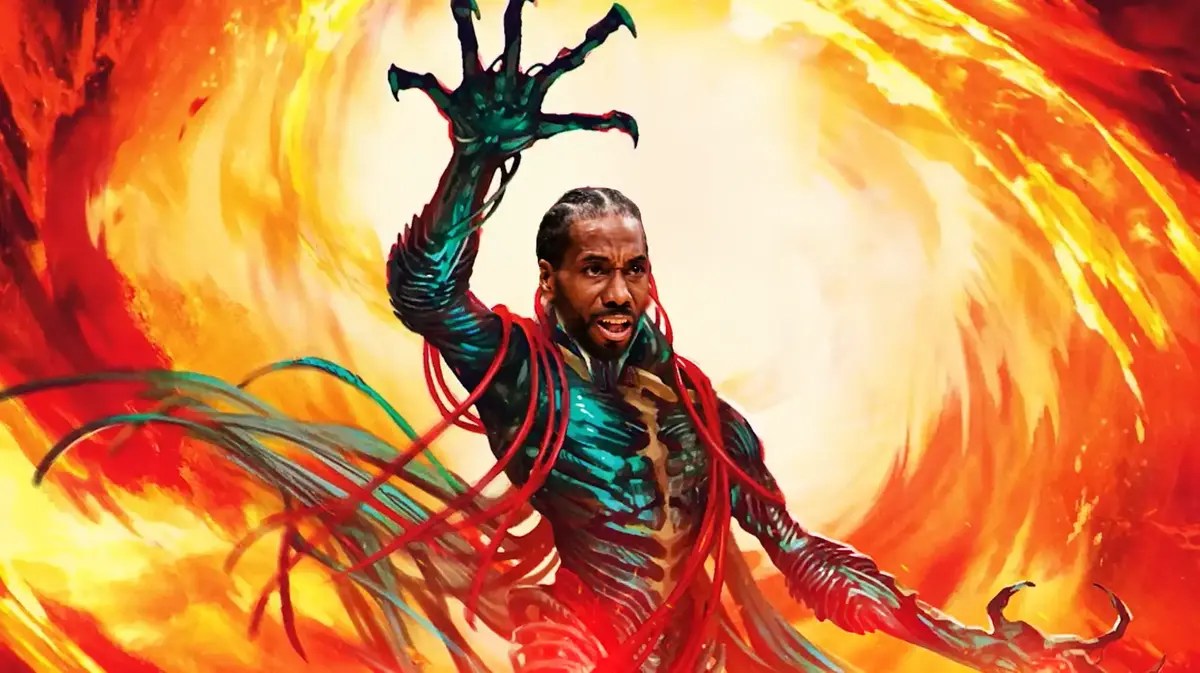 Kawhi Leonard (Clippers) as an MTG card