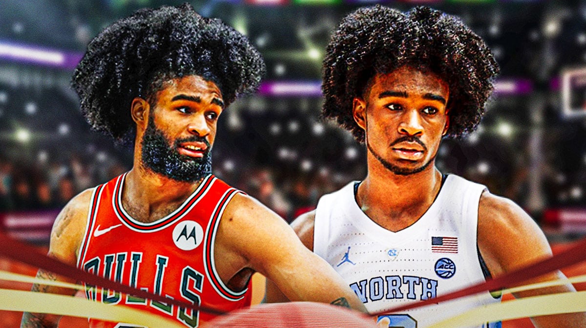 Coby White playing for the Bulls and North Carolina basketball.