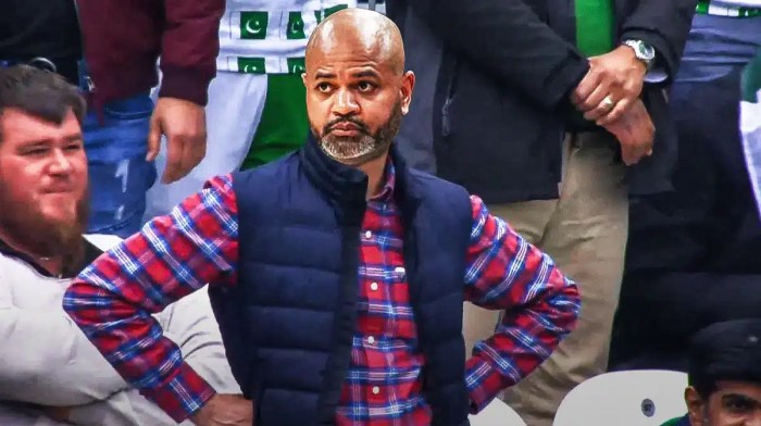 JB Bickerstaff (Cavs head coach) as the annoyed cricket fan meme