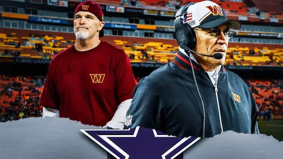 New Commanders HC Dan Quinn, Ron Rivera, Cowboys