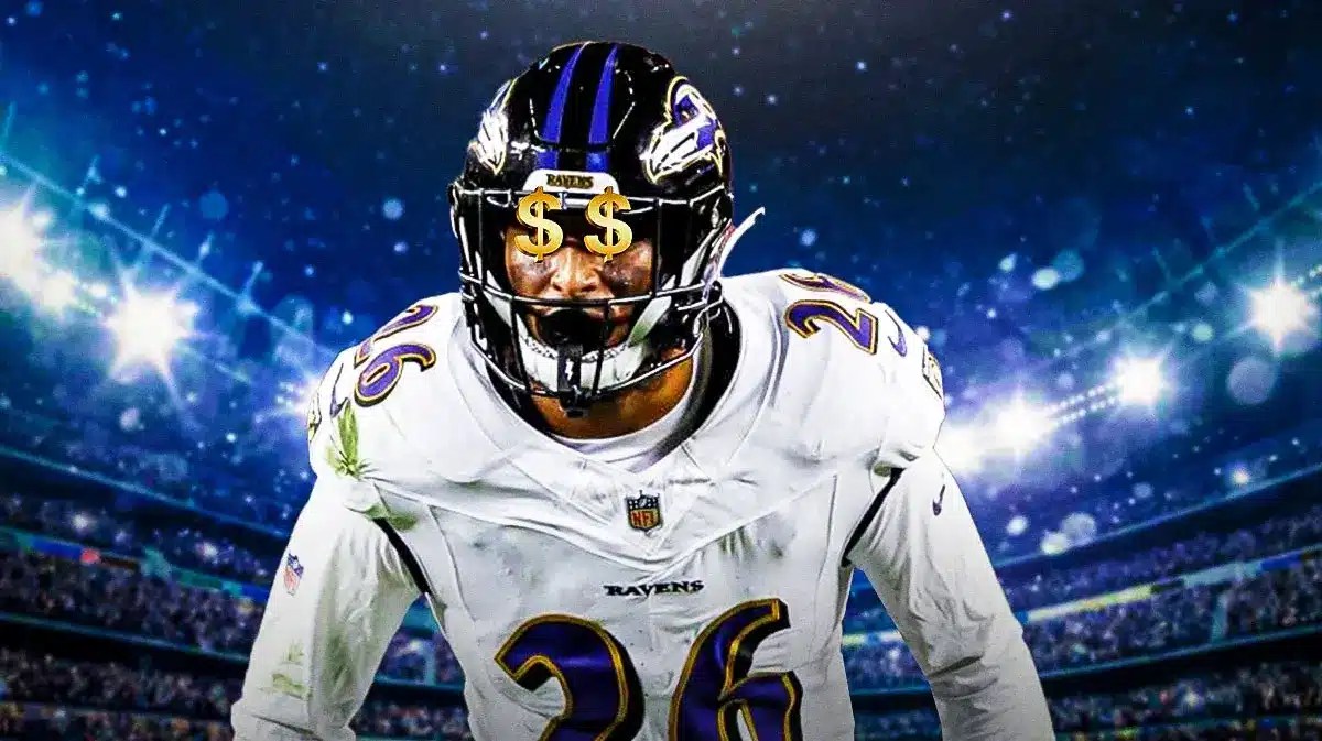 Geno Stone with $ in his eyes (Baltimore Ravens)