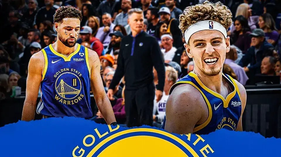 Klay Thompson, warriors, Brandin Podziemski, Jazz, Klay Warriors