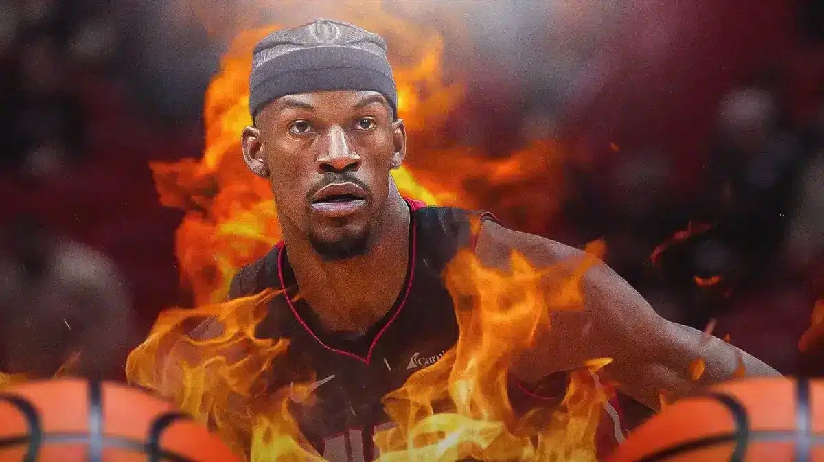 Heat star Jimmy Butler on fire