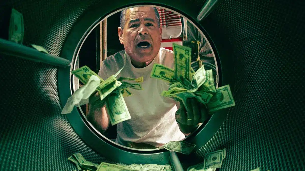 Kelvin Sampson (Houston basketball) as Walter White hiding money