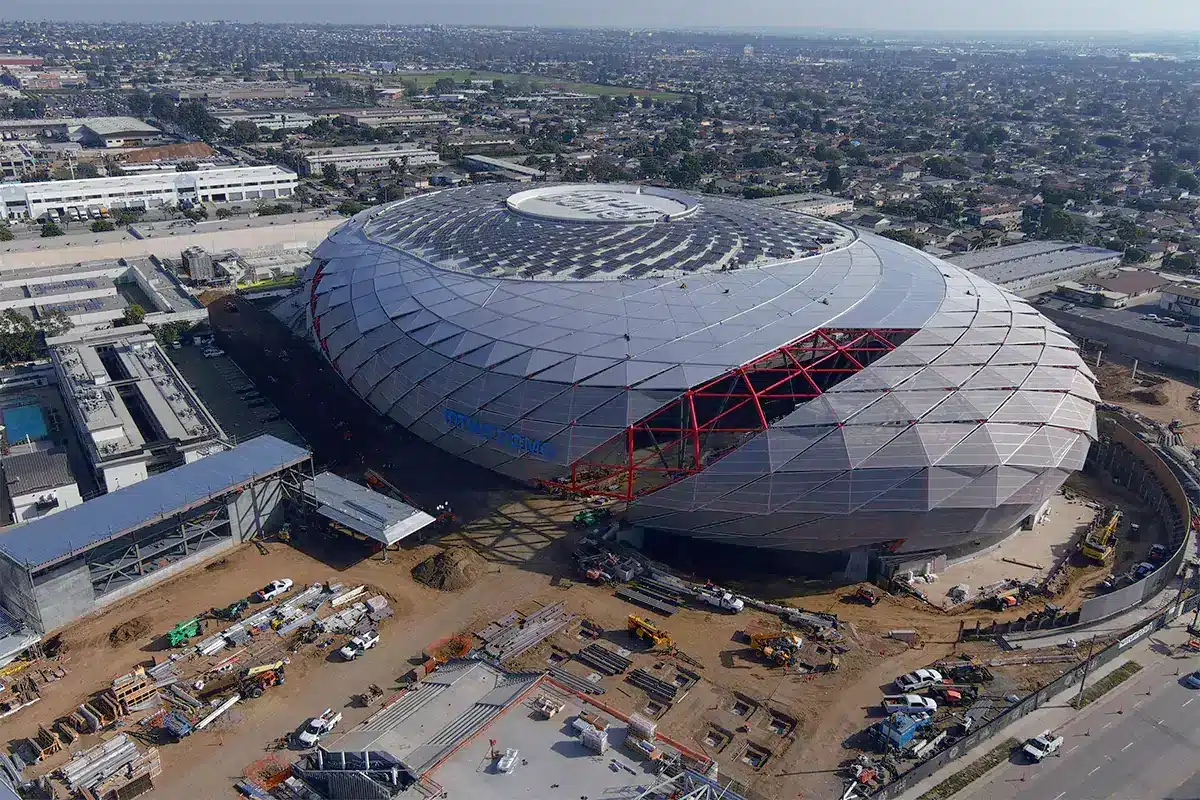 Intuit Dome, the future home of the Los Angeles Clippers. 