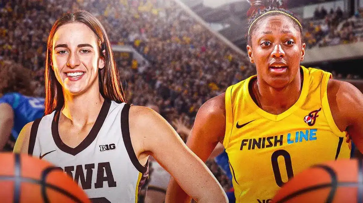 Iowa women’s basketball player Caitlin Clark, and former Ohio State women’s basketball player Kelsey Mitchell
