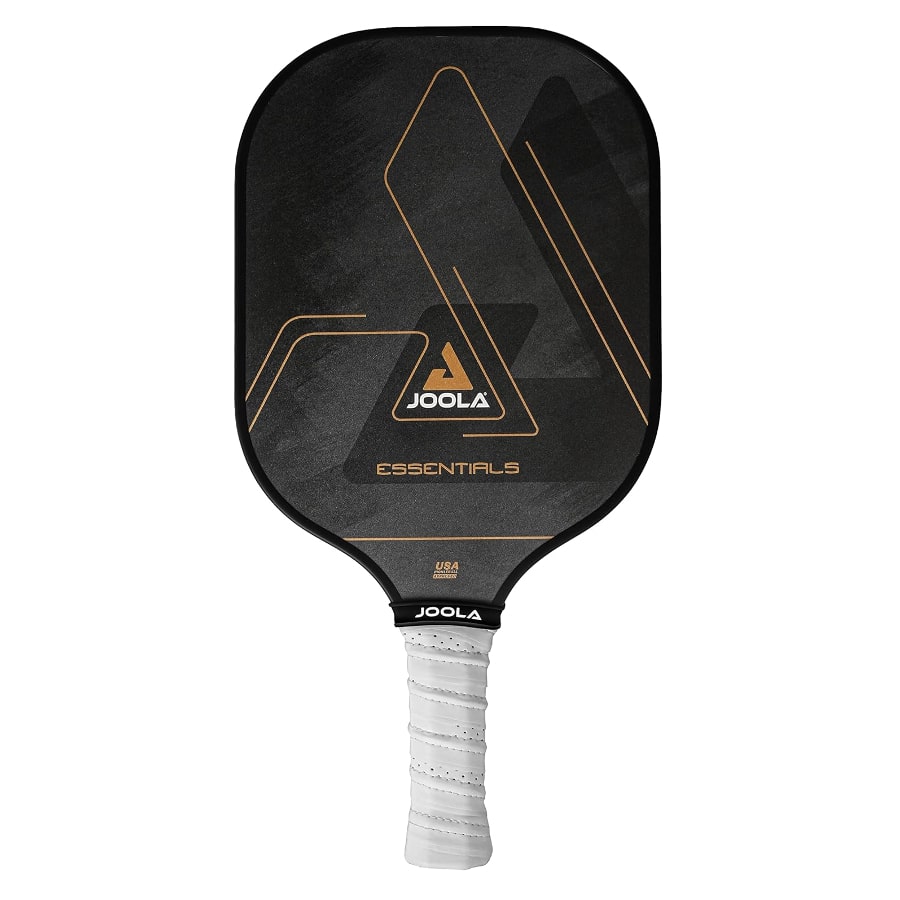 JOOLA Essentials Pickleball Paddle - Black colored on a white background.