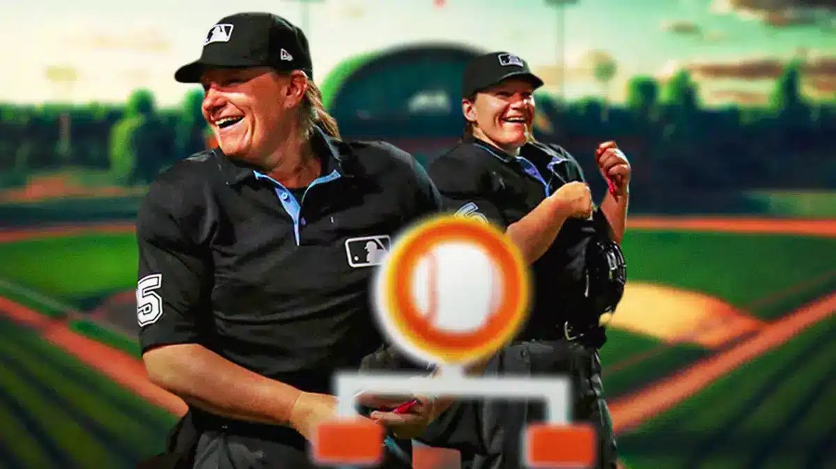 Baseball umpire Jen Pawol