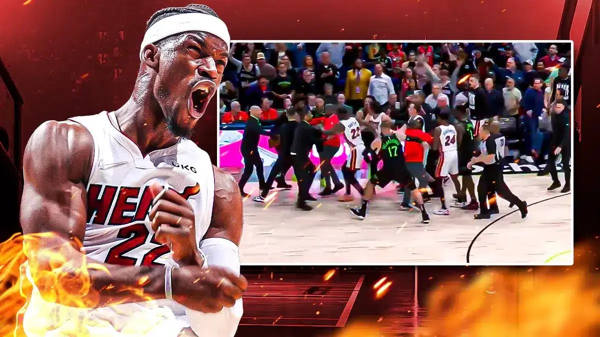 Jimmy Butler, Miami Heat, Jimmy Butler fight New Orleans Pelicans