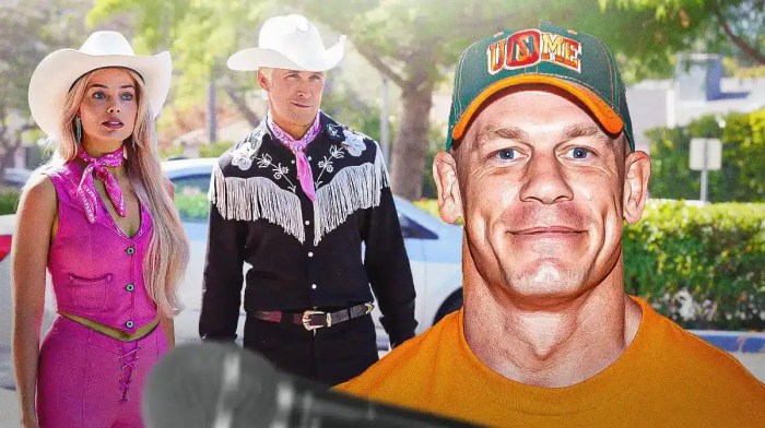 John Cena, Barbie, Margot Robbie