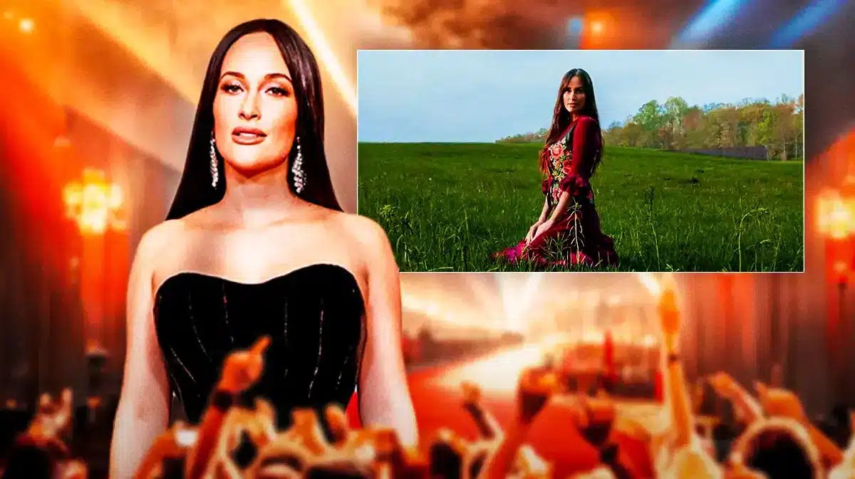 Kacey Musgraves image in a field.
