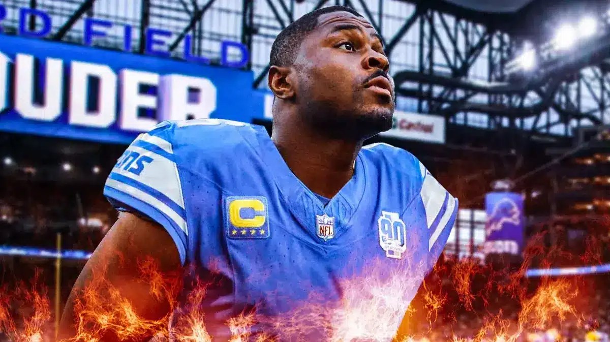 Khalil Mack in a Lions uniform