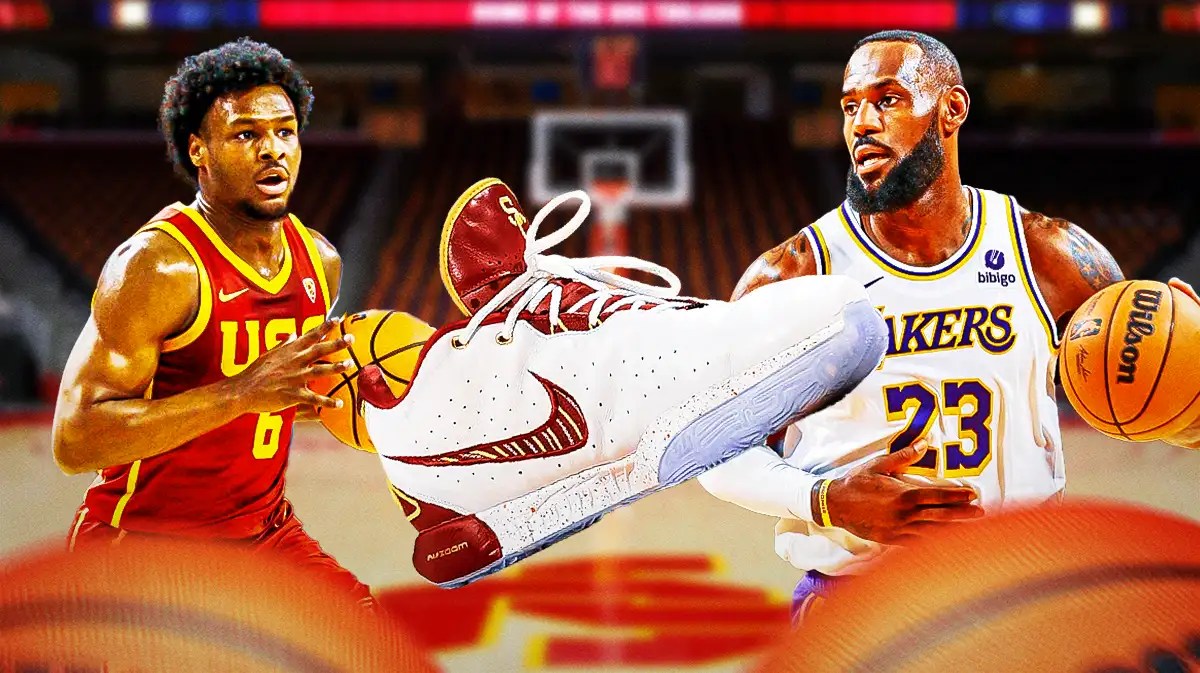 LeBron James Nike LeBron 21 'USC' featuring Bronny James