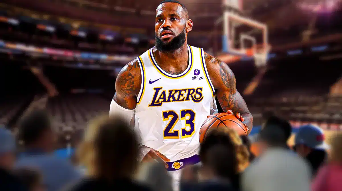 LeBron James in Los Angeles Lakers jersey, Madison Square Garden, New York Knicks Hornets