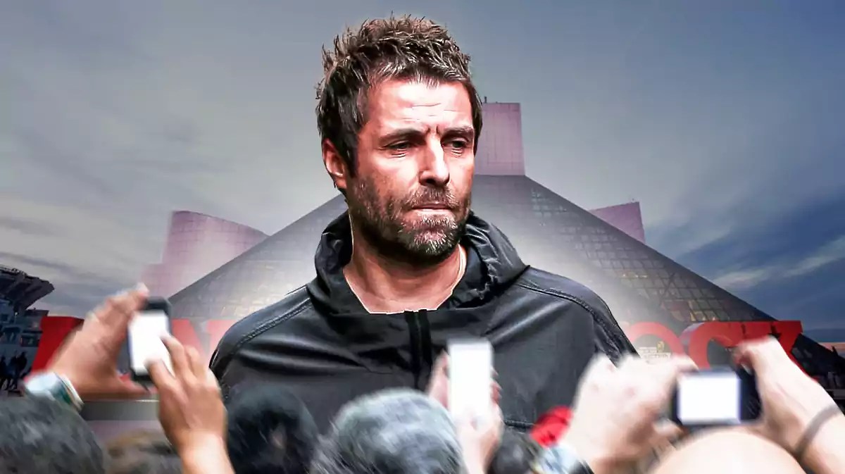 Liam Gallagher at Rock and Roll Hall of Fame.