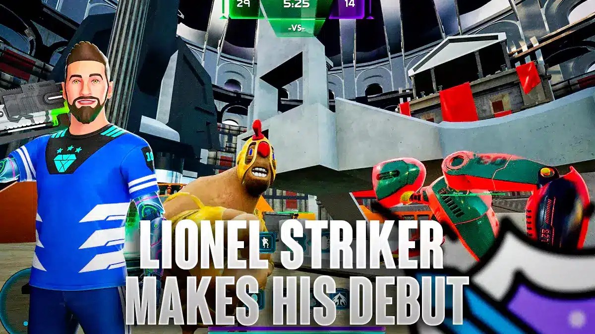 Lionel Striker on the RoboSquad Revolution game Lionel Messi