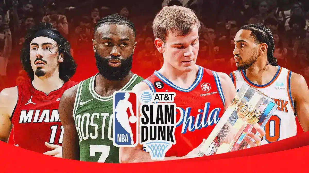 Heat's Jaime Jaquez Jr., Celtics' Jaylen Brown, Magic's Mac McClung and Knicks' Jacob Toppin