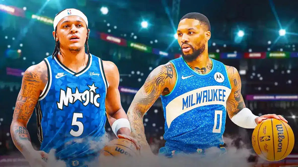 Paolo Banchero (Magic) and Damian Lillard (Bucks)