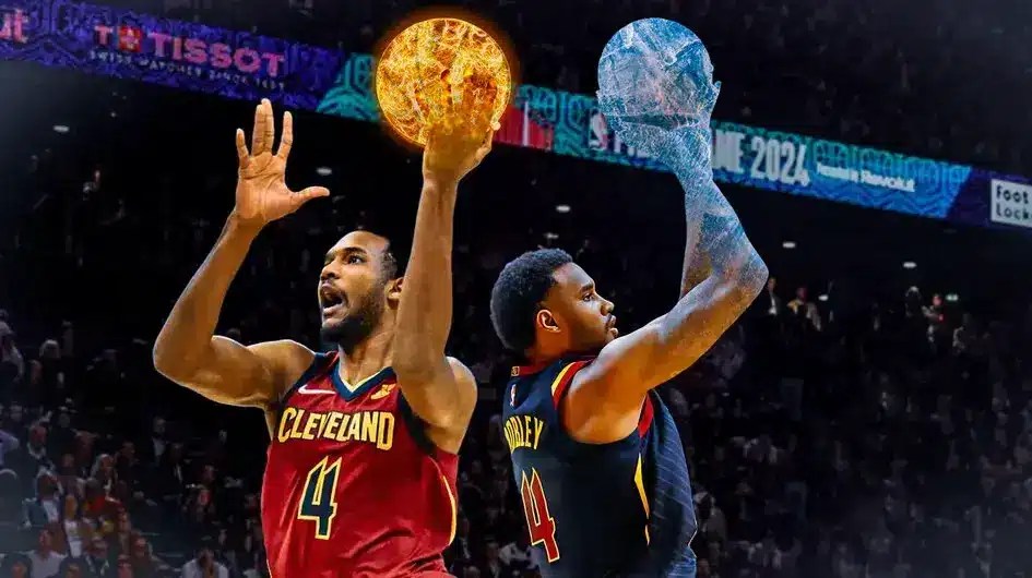 Cavs' Evan Mobley shooting the ball on fire and on ice
