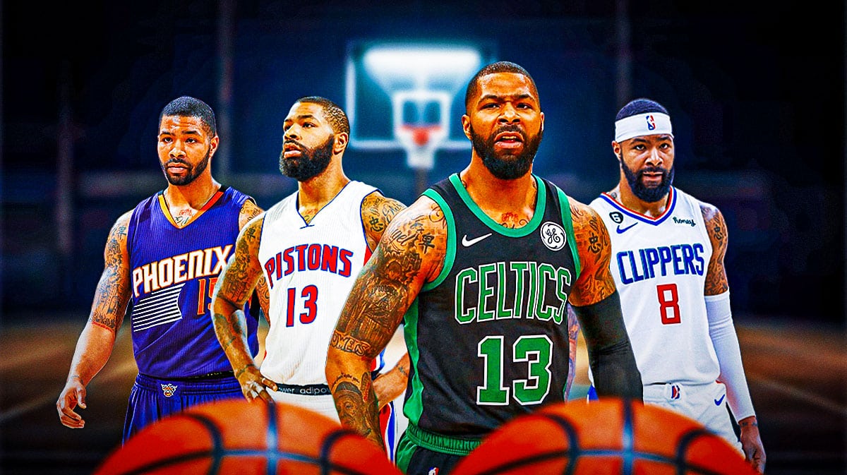 Marcus Morris playing for the Suns, Pistons, Celtics and Clippers.